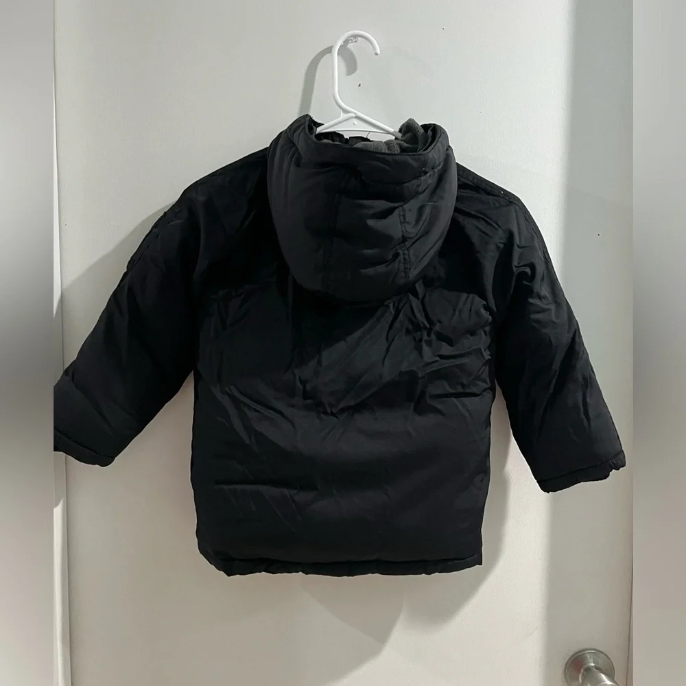 GAP Kids Black Puffer Jacket with Hood